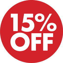 15% off